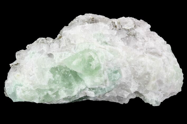 Quartz, Calcite, Pyrite and Fluorite Association - Fluorescent #92253